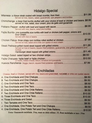 Menu photo 5 Hidalgo Restaurant Colorado City, TX Menu photo 5 Hidalgo Restaurant Colorado City, TX