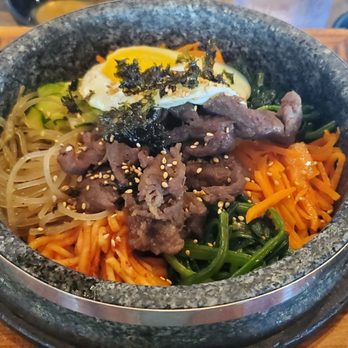 BaBbi BaBbi Korean Kitchen - Stone pot bibimbap...customize with your choice of ingredients. - Korean Near Me - Orlando, Florida