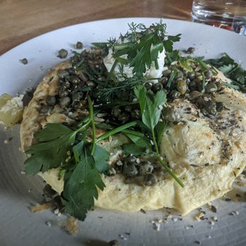 Shaker + Spear - Salmon fritata (tasty! and too much for one person) - Seafood Near Me - Seattle, Washington Shaker + Spear - Salmon fritata (tasty! and too much for one person) - Seafood Near Me - Seattle, Washington