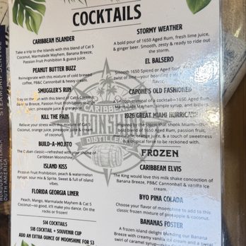 Caribbean Moonshine Distillery and Bar - Drink menu - Cocktail Bars Near Me - Orlando, Florida Caribbean Moonshine Distillery and Bar - Drink menu - Cocktail Bars Near Me - Orlando, Florida