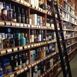 Our newly expanded Whisky wall