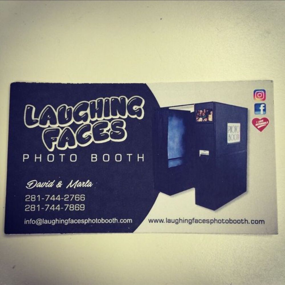 Laughing Faces Photo Booth - Laughing faces Photo Booth business card - Photo Booth Rentals Near Me Laughing Faces Photo Booth - Laughing faces Photo Booth business card - Photo Booth Rentals Near Me