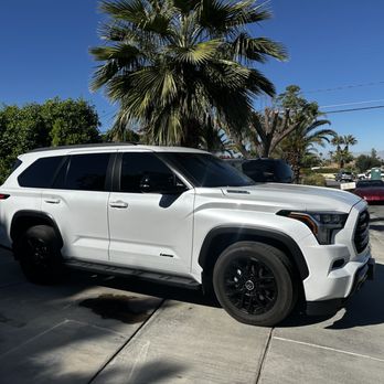 Tinted Vision - 2023 Sequoia Ceramic Tint All around 35 percent in the front and 15 percent in the back - Car Window Tinting Near Me Tinted Vision - 2023 Sequoia Ceramic Tint All around 35 percent in the front and 15 percent in the back - Car Window Tinting Near Me