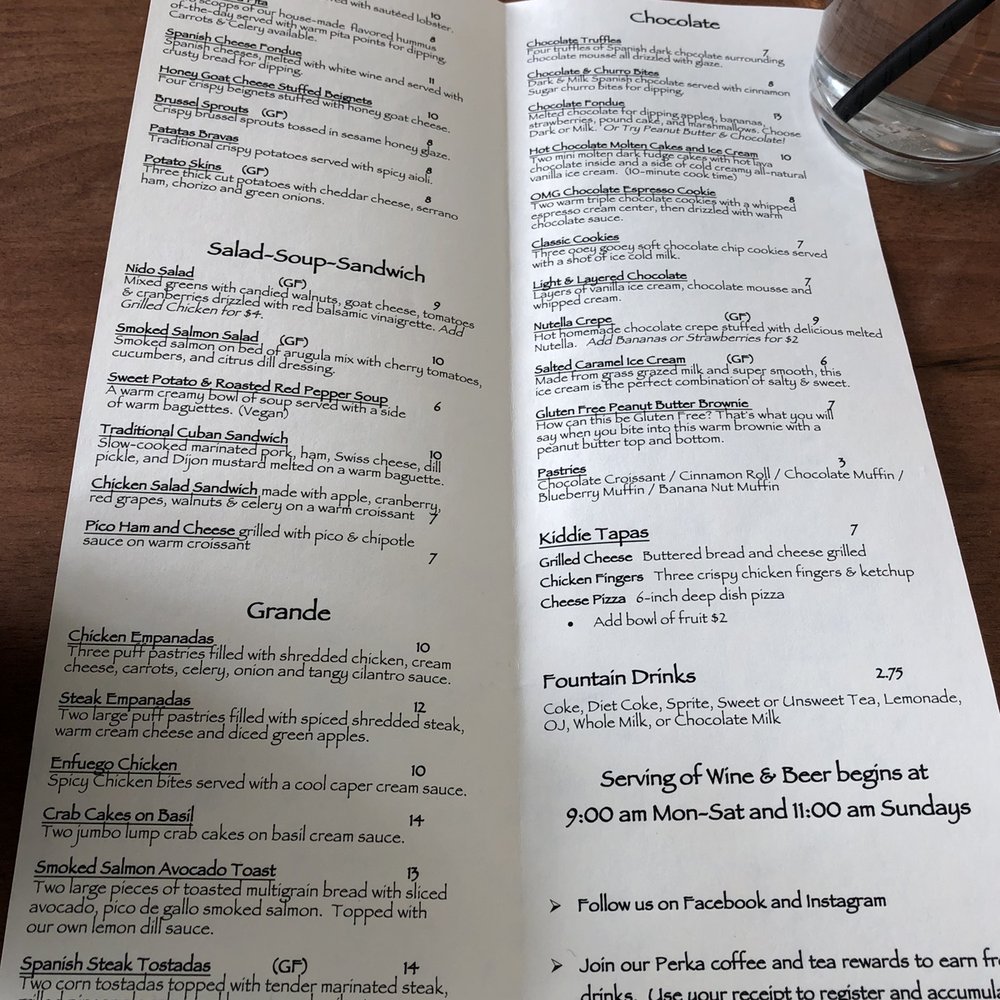 Nido Cafe - Menu - Coffee & Tea Near Me - Cumming, Georgia Nido Cafe - Menu - Coffee & Tea Near Me - Cumming, Georgia