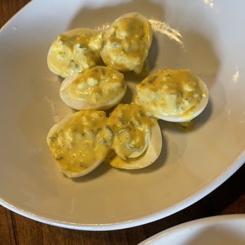 D'Cracked Egg - a plate of deviled eggs - Breakfast & Brunch Near Me - Tupelo, Mississippi