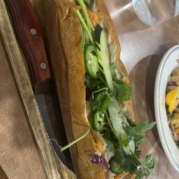 Dong Nai - Tofu bahn Banh Mi Veggies and tofu - Vietnamese Near Me - Austin, Texas
