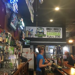 customers at the bar