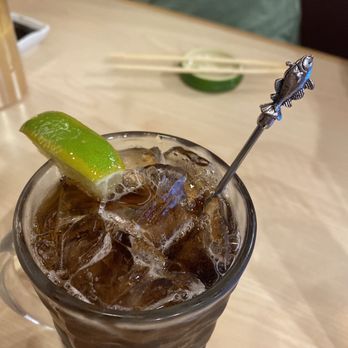 Sima Sushi - Burbon coke - Conveyor Belt Sushi Near Me - Washington, DC, District of Columbia