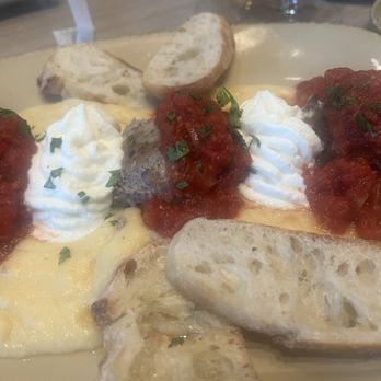 Oak & Fork - Meatballs appetizer plate - Wine Bars Near Me - Casino, Arizona