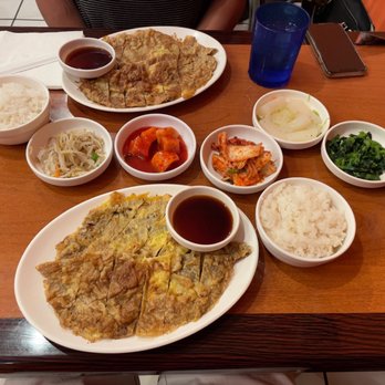 Cho Dang Restaurant - Two meat jun all day specials with banchan. - Korean Near Me - Honolulu, Hawaii