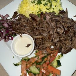Beef Shawarma Platter