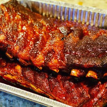 Notorious P.I.G. BBQ - ribs in a pan - Food Trucks Near Me Notorious P.I.G. BBQ - ribs in a pan - Food Trucks Near Me