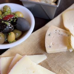 Cheese Board and Olives