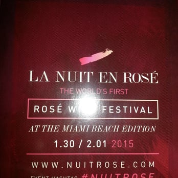 La Nuit en Rosé - Rose info - Festivals Near Me - Miami Beach, Florida La Nuit en Rosé - Rose info - Festivals Near Me - Miami Beach, Florida