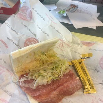Jimmy John's - This my perfect Italian i ordered for lunch no cheese, no meat. Just a slice of meat and bread. - Sandwiches Near Me - Raleigh, North Carolina Jimmy John's - This my perfect Italian i ordered for lunch no cheese, no meat. Just a slice of meat and bread. - Sandwiches Near Me - Raleigh, North Carolina