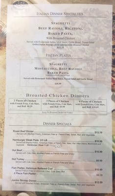 Menu photo 4 Antonio's Restaurant Bergland, MI Menu photo 4 Antonio's Restaurant Bergland, MI