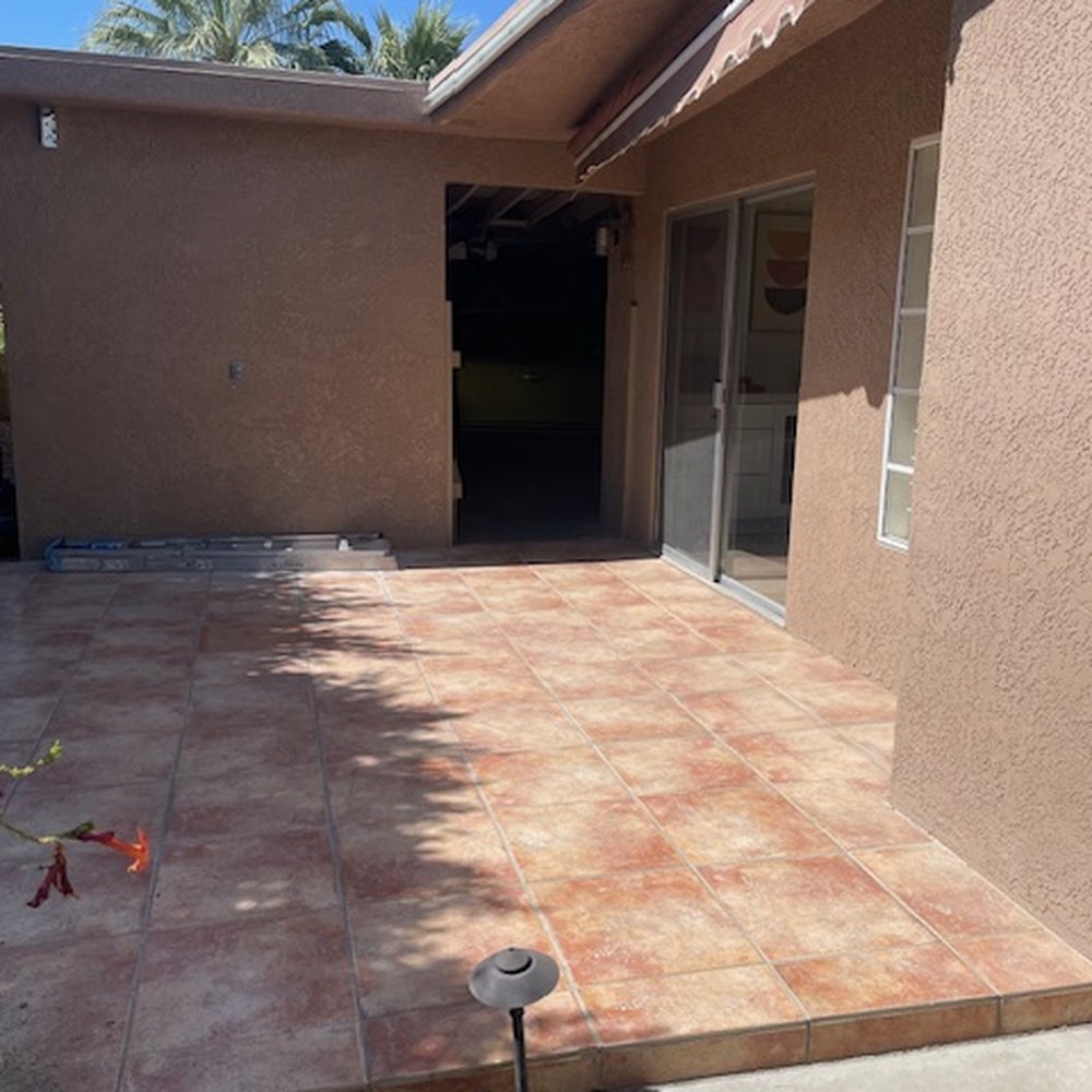 Precision Patios - Before - Masonry/Concrete Near Me - North Palm Springs, California Precision Patios - Before - Masonry/Concrete Near Me - North Palm Springs, California