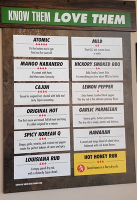 Menu photo 1 Wingstop Moreno Valley, CA