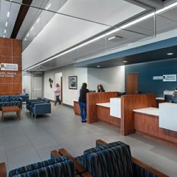 Froedtert West Bend Health Center - Registration check in desk area at main entrance of new health center