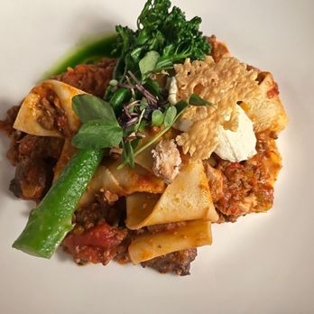 The Black Pearl - Pappardelle bolognese - New American Near Me - Dunedin, Florida The Black Pearl - Pappardelle bolognese - New American Near Me - Dunedin, Florida