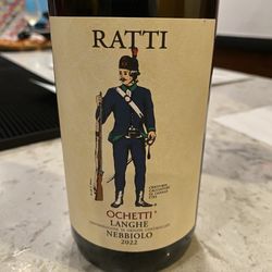 Del Re Wine Bar  - 2022 Nebbiolo, Renato Ratti Longhe Ochetti, DOM, Italy