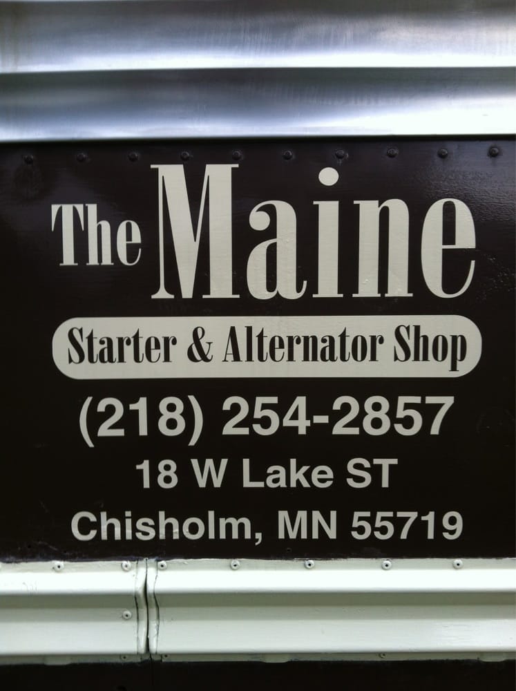 MAINE STARTER & ALTERNATOR SHOP Updated October 2024 18 W Lake St, Chisholm, Minnesota