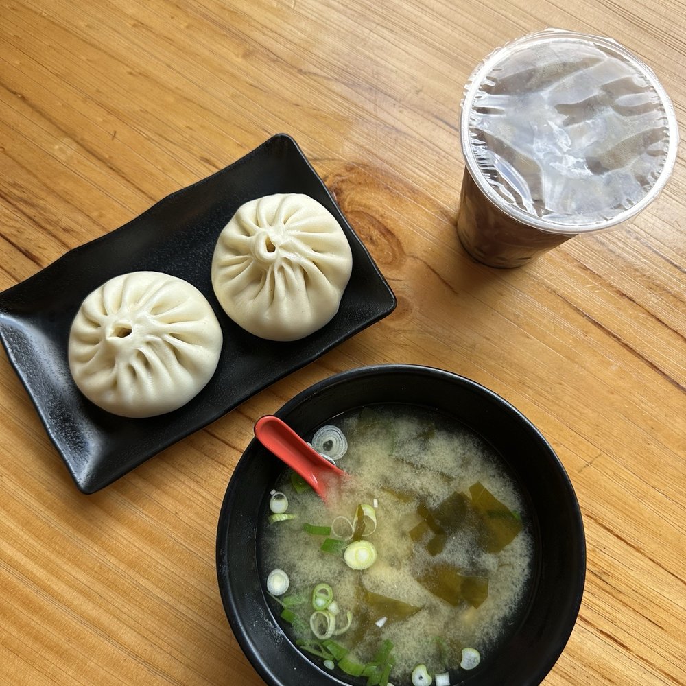 Bao Space - Miso Soup, 2 Piece Pickled Cabbage & Pork Buns, brown sugar Bubble Tea - Asian Fusion Near Me - Ann Arbor, Michigan Bao Space - Miso Soup, 2 Piece Pickled Cabbage & Pork Buns, brown sugar Bubble Tea - Asian Fusion Near Me - Ann Arbor, Michigan