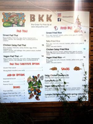 Menu photo 1 BKK Pad Thai Portland, OR Menu photo 1 BKK Pad Thai Portland, OR