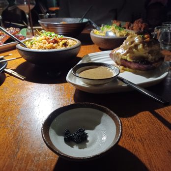 Komodo Miami - Caviar, Chinese ribs, Korean fried chicken, Wagyu Skirt Tacos, Spicy beef filet, Wagyu fried rice, Vegetable fried rice, Super Sweet Potatoe - Asian Fusion Near Me - Miami, Florida
