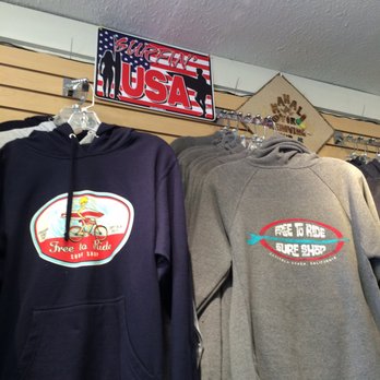 Free To Ride Surf Shop - Clothing merchandise - Sporting Goods Near Me - Capitola, California