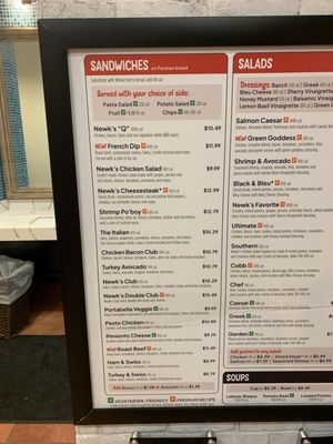 Menu photo 1 Newk's Eatery Waco, TX