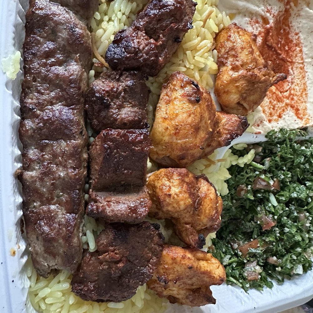 Sahara Combination Lunch Plate Sahara Combination Lunch Plate