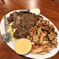 Magnolia Fusion - Mixed grill for two, with salad instead of rice