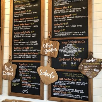 Crepe Crazy - Partial menu which shows sweet crepes, good morning crepes...etc - Creperies Near Me - Austin, Texas Crepe Crazy - Partial menu which shows sweet crepes, good morning crepes...etc - Creperies Near Me - Austin, Texas