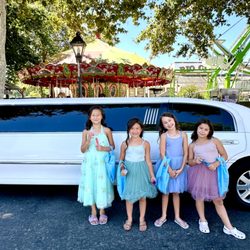 NorCal Limousine Services - Kids birthday party in our beautiful white limousine