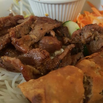 Saigon Saigon - Roast pork & spring roll vermicelli. - Vietnamese Near Me - Arlington, Virginia
