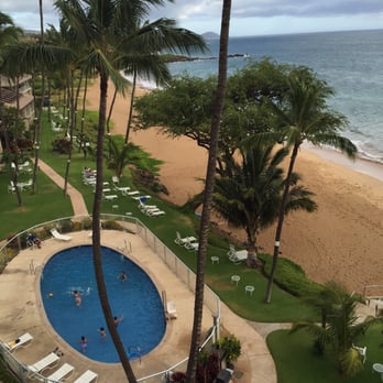 The Hale Pau Hana - The pool... View from our room - Vacation Rentals Near Me - Kihei, Hawaii