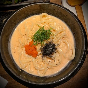 Udon Lab - Mentaiko Cream Udon - Noodles Near Me - New York, New York Udon Lab - Mentaiko Cream Udon - Noodles Near Me - New York, New York