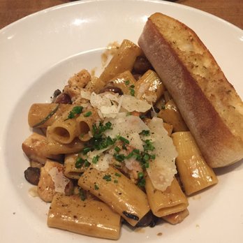 Moxies Square One Restaurant - Chicken Madeira Rigatoni: pan roasted chicken, creamy mushroom & Madeira wine sauce, fresh rosemary, and lemon butter. $19 - Canadian (New) Near Me - Mississauga, Ontario Moxies Square One Restaurant - Chicken Madeira Rigatoni: pan roasted chicken, creamy mushroom & Madeira wine sauce, fresh rosemary, and lemon butter. $19 - Canadian (New) Near Me - Mississauga, Ontario