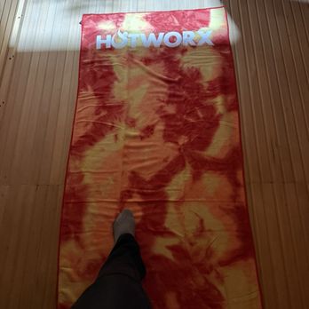 HOTWORX - Houston TX - Summerwood - Hotworx towel and yoga mat. They say you need this due to the heat from the infrared. Can't use a regular mat. - Yoga Near Me - Houston, Texas HOTWORX - Houston TX - Summerwood - Hotworx towel and yoga mat. They say you need this due to the heat from the infrared. Can't use a regular mat. - Yoga Near Me - Houston, Texas