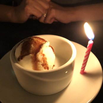 Rossoblu - Birthday vanilla ice cream with vinegar - Italian Near Me - Los Angeles, California Rossoblu - Birthday vanilla ice cream with vinegar - Italian Near Me - Los Angeles, California