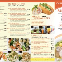 Mi La Cay - Carryout Menu Updated May 2023