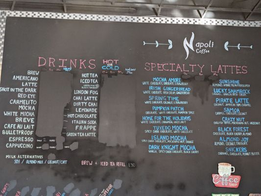 Menu photo 5 Napoli Coffee Albuquerque, NM