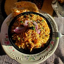 Lamb Biryani with Naan Lamb Biryani with Naan