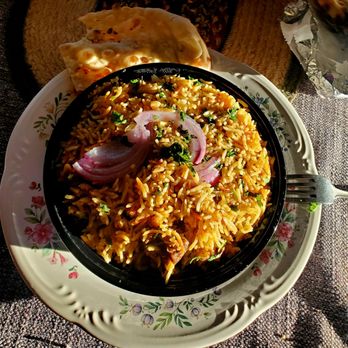 Lion's Villa - Lamb Biryani with Naan - Indian Near Me - Centreville, Maryland Lion's Villa - Lamb Biryani with Naan - Indian Near Me - Centreville, Maryland