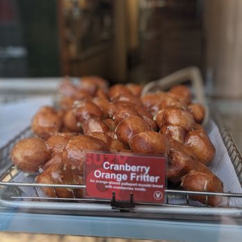SuzyQ Doughnuts Hintonburg - cranberry orange fritter - Donuts Near Me - Ottawa, Ontario