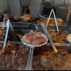 Mama Mecho - Pork shoulder, beef, roasted chicken, mangu all delicious foods that make me want to buy the whole menu! It's so good!