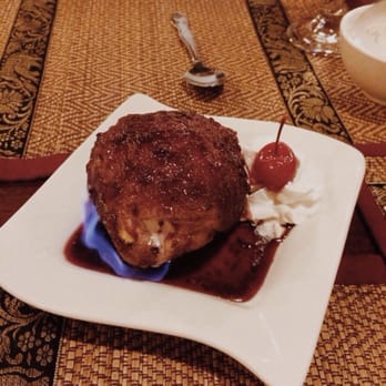 Raan Thai - Fried ice cream on fire! - Thai Near Me - Smithtown, New York