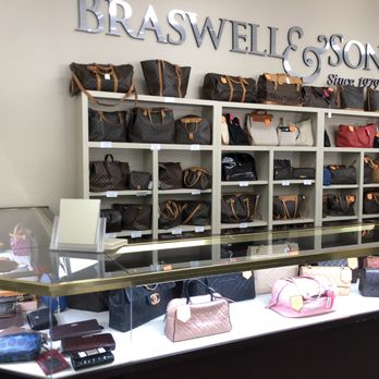 Braswell & Son Pawn Brokers - Luxury handbag wall - Pawn Shops Near Me - Conway, Arkansas Braswell & Son Pawn Brokers - Luxury handbag wall - Pawn Shops Near Me - Conway, Arkansas