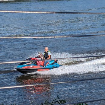 The Deck Bucks County Playhouse - Pooch on a Jet Ski. - New American Near Me - New Hope, Pennsylvania